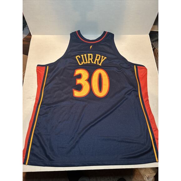 Steph Curry #30 Golden State Warriors Mitchell & Ness Hardwood Classics Size 4XL